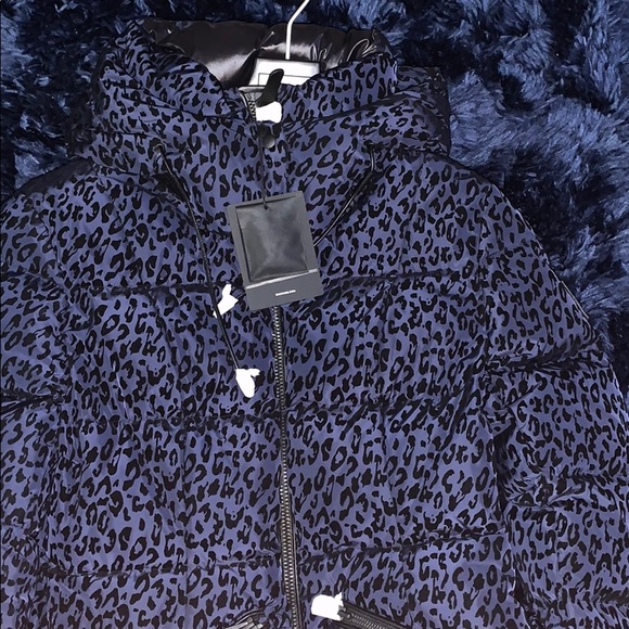 Women’s small cheetah blue MACKAGE NWT - Picture 3 of 4